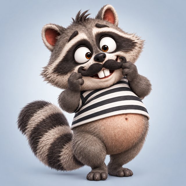 Rocco the raccoon